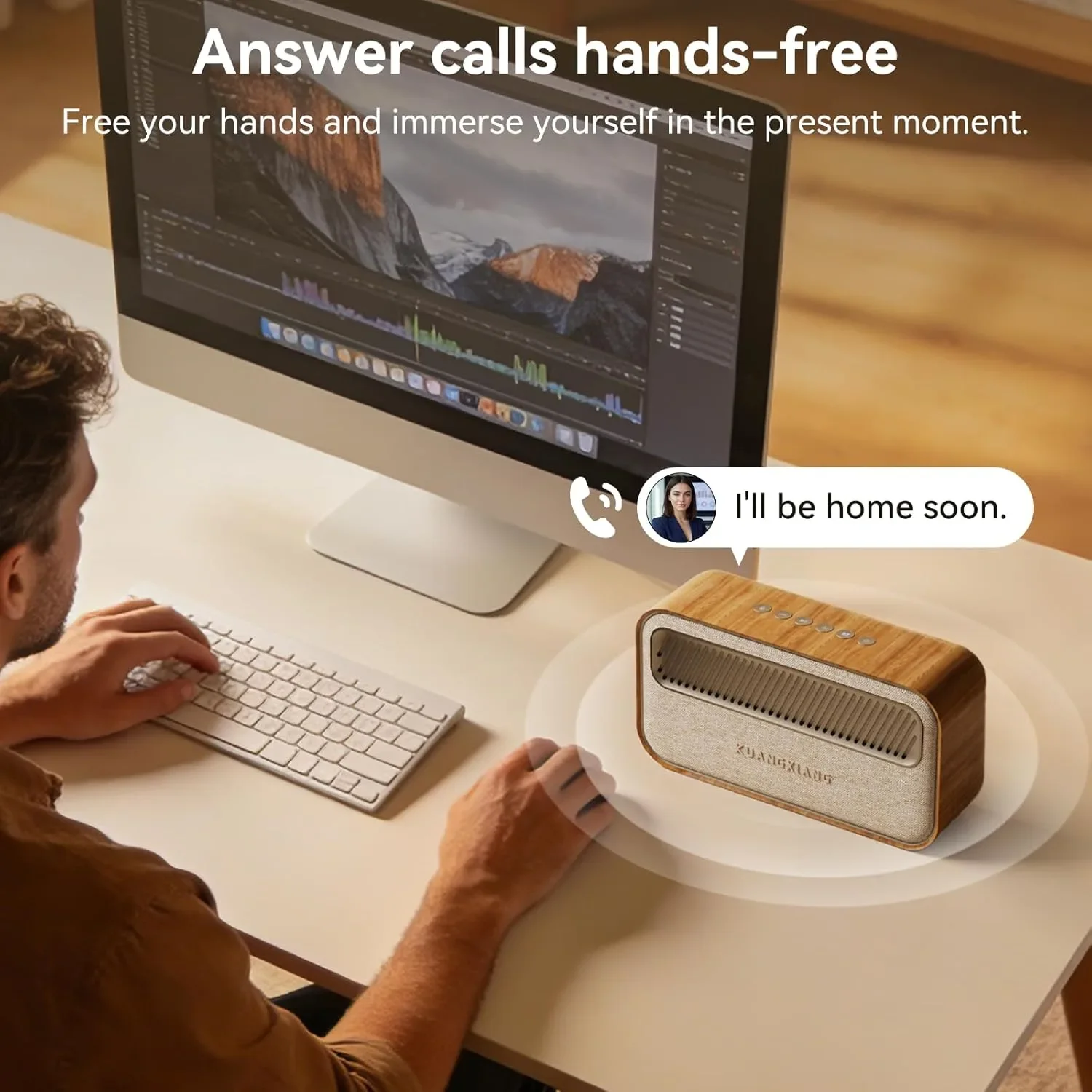 Ретро Bluetooth колонка 45W с USB, AUX и TF карта — снимка 4