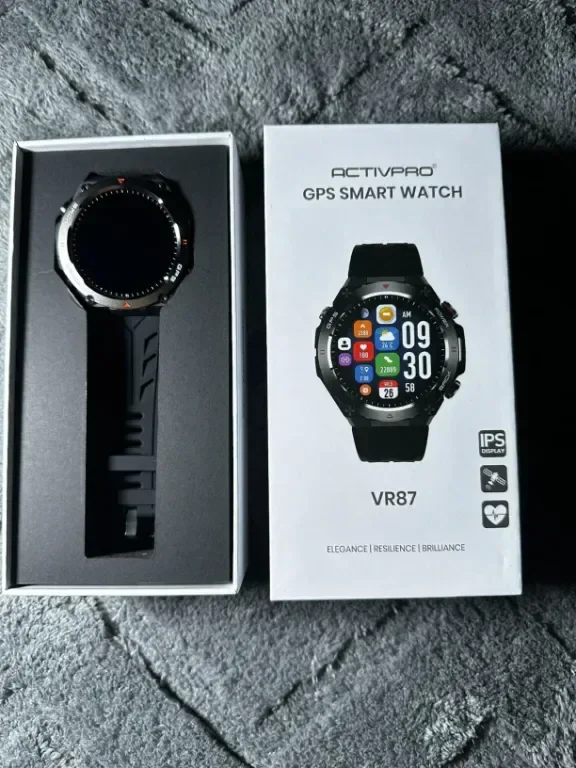 Смарт часовник ACTIVPRO GPS, HD сензорен екран, 1,45" кръгъл, водоустойчив, IOS Android — снимка 7