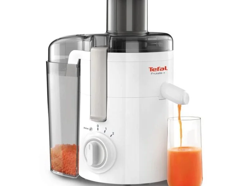 Сокоизстисквачка, Tefal ZE370138 Frutelia+, plastic, white