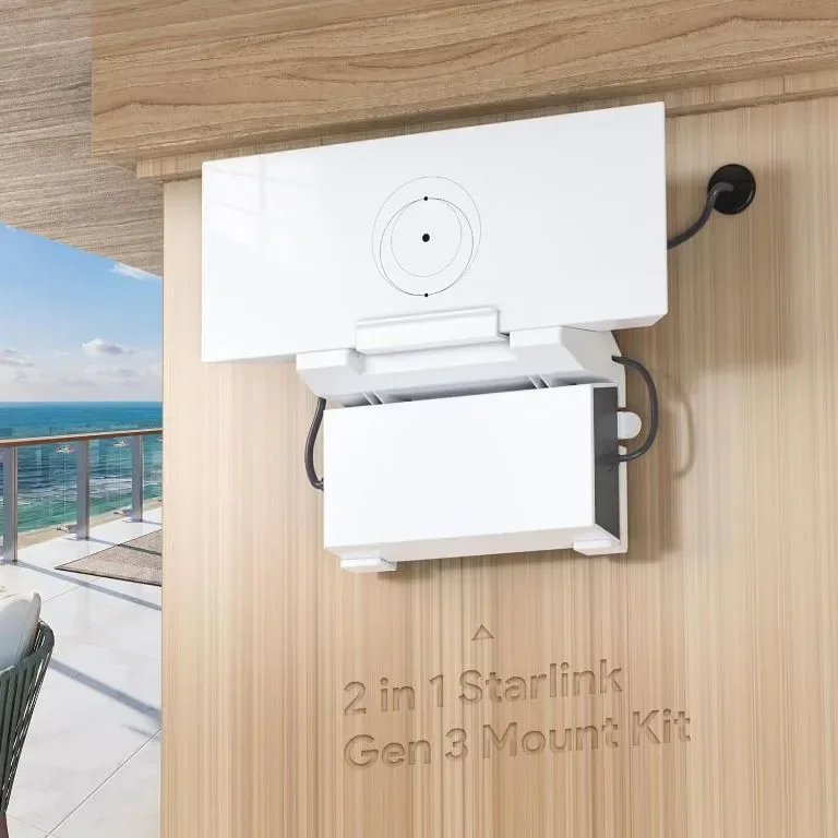 Монтажни комплекти за Starlink Gen 3 меш рутър и захранване, EDUP HOME и EDUP LOVE — снимка 3