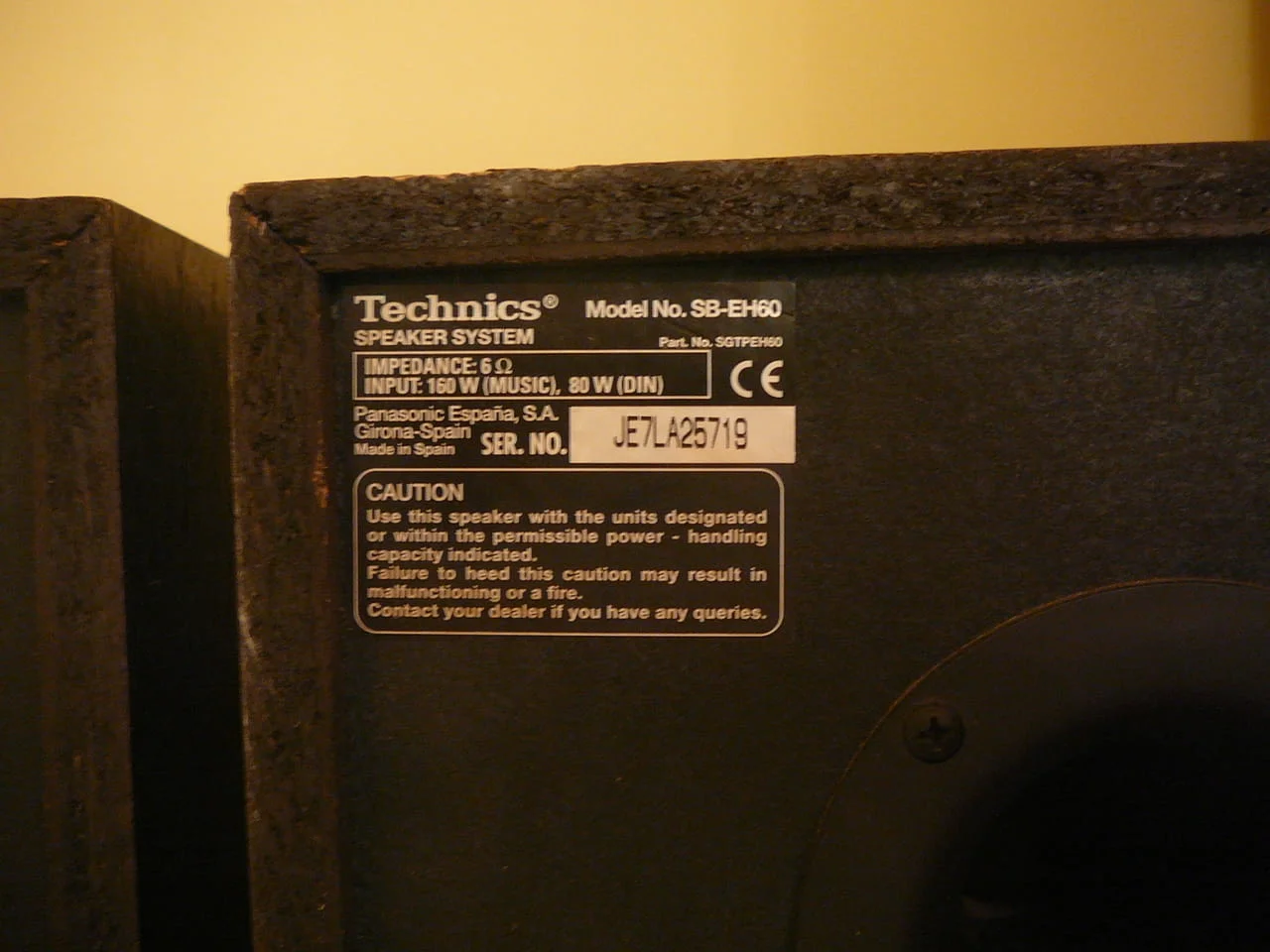 Technics sb-eh60 — снимка 5