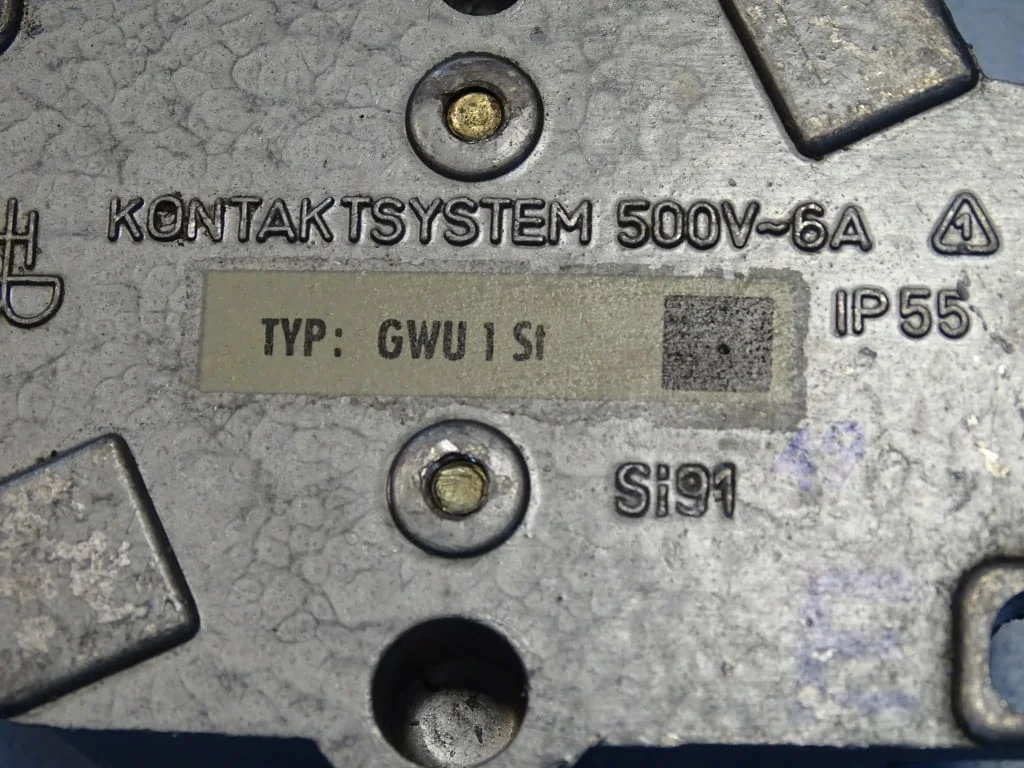 Краен изключвател Kontactsystem GWU 1 St Limit Switch 6A 500V DDR VEB — снимка 6