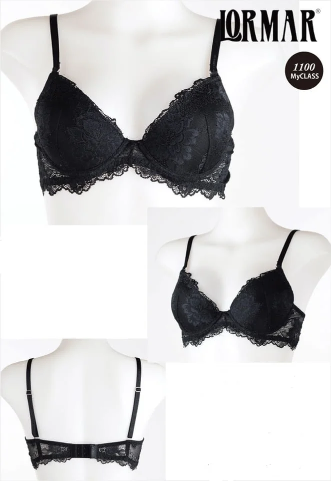 Lormar 70B, 75B, 80B, 85B, 70C, 75C, 80C сутиен с вградени гел подплънки Лормар сутиени с гел — снимка 3