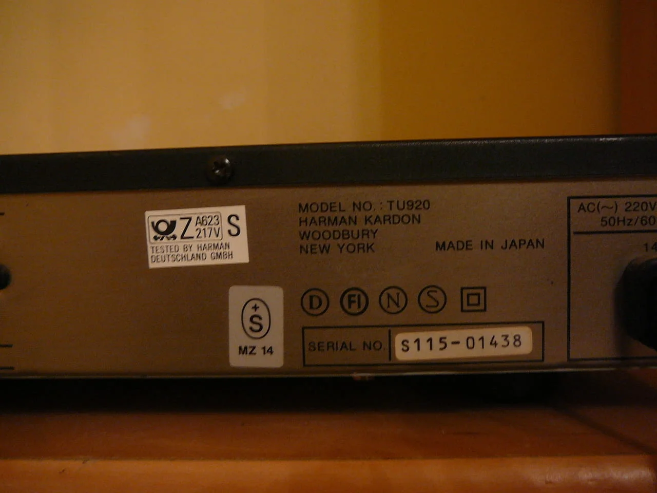 Harman kardon tu 920 — снимка 4