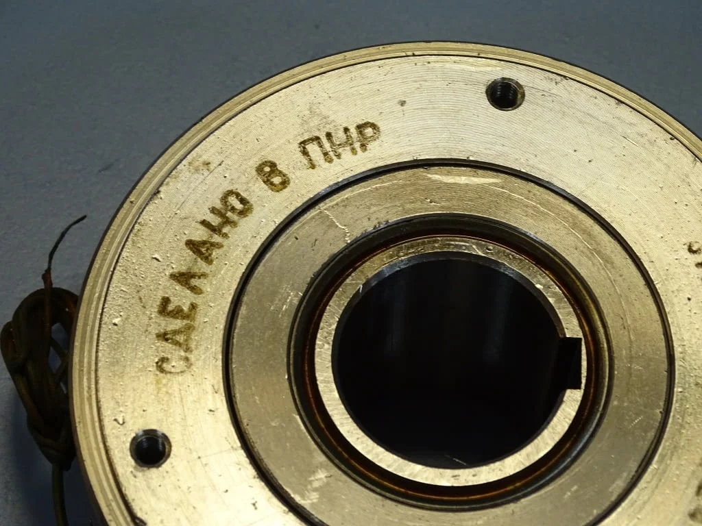 Съединител електромагнитен ETM-104 electromagnetic multi-plate clutch 24VDC — снимка 2