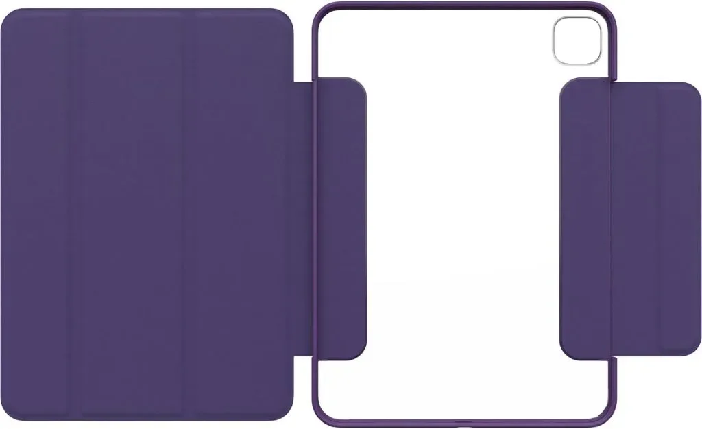 OtterBox Symmetry Folio Case за iPad Pro 11" (2024), удароустойчив, устойчив на изпускане, лилав — снимка 4