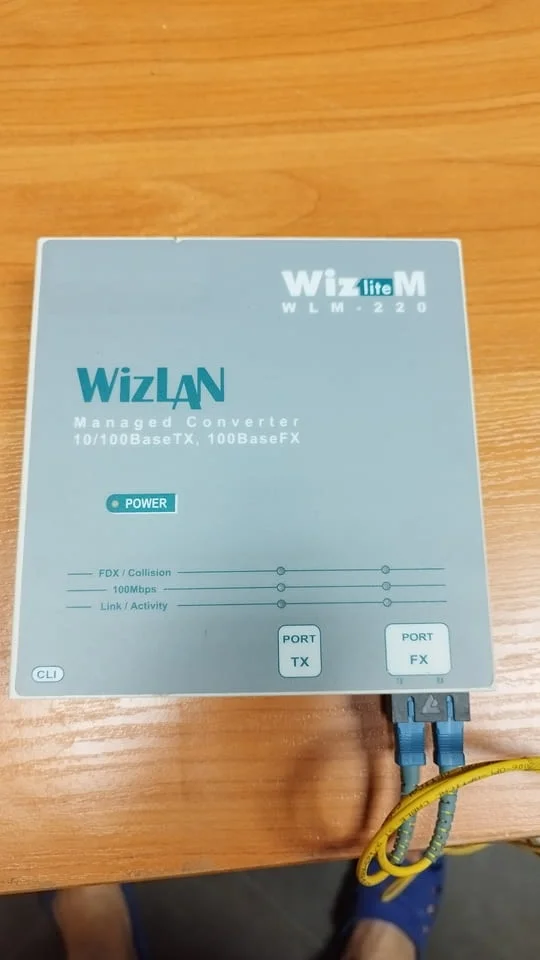 Wizlan - WLM-220 преобразувател на оптичен сигнал - влакна - конвертор — снимка 5