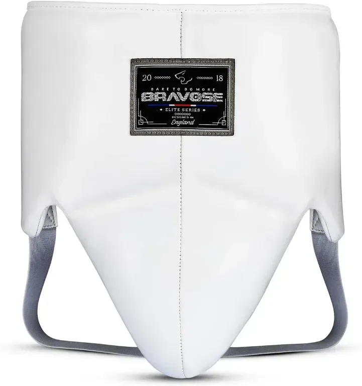 Bravose Elite2.0 Протектор за слабините от телешка кожа за тренировки по карате, таекуондо и др