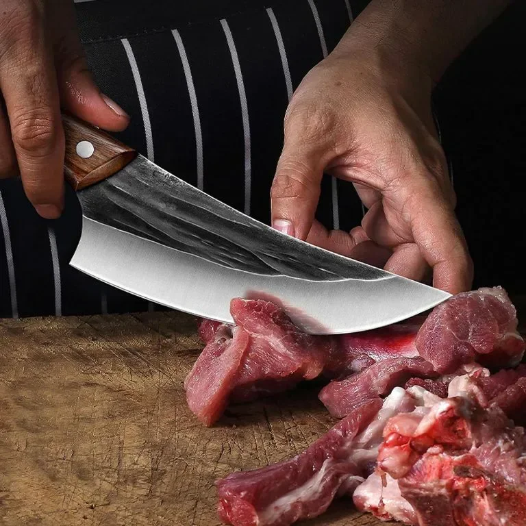 Fubinaty Chef's Knife 6-инчов кухненски нож Ръчно изработен кован нож за обезкостяване — снимка 4