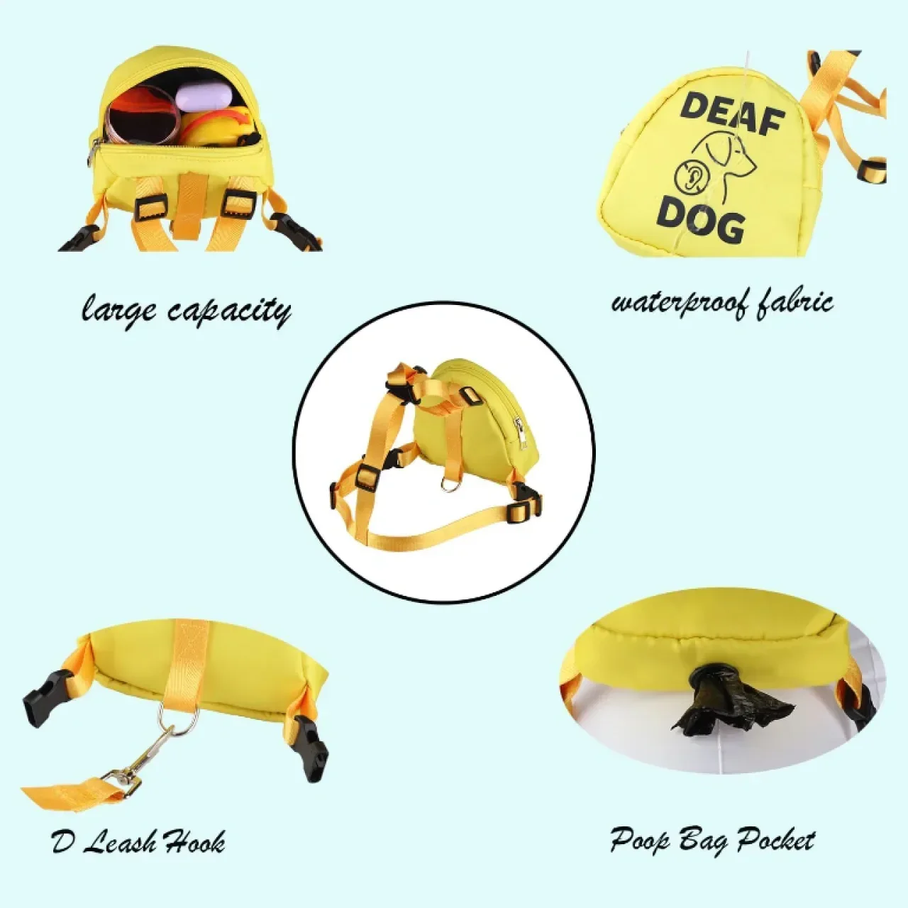 Раница за кучета Reactive, чанта за пътуване (DOG REACTIVE) — снимка 3