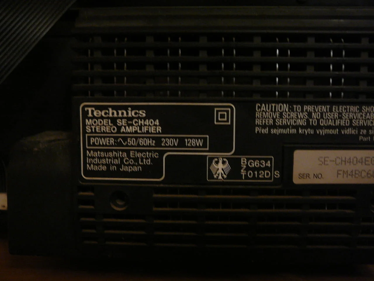 Technics se-ch404 — снимка 7