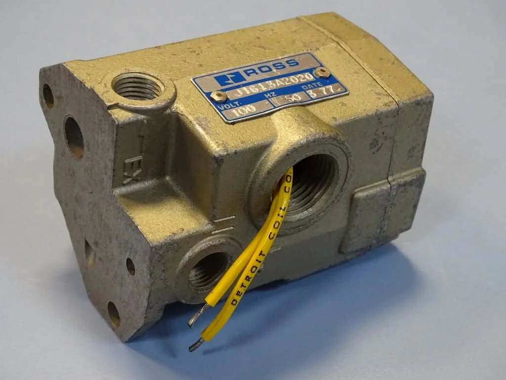 Пилотен пневматичен разпределител за преси ROSS J1613A2020 pneumatic valve 100V — снимка 5