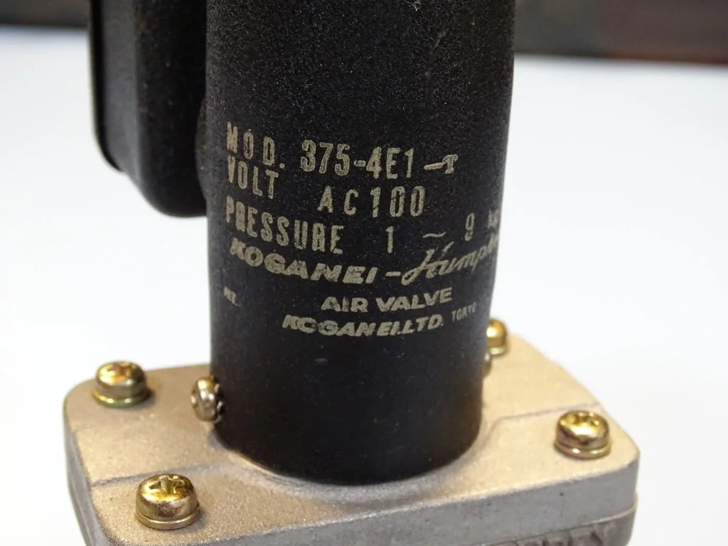 Пневматичен разпределител KOGANEI Humphrei 375-4E1-T Air Valve 100V 1-9Bar — снимка 5