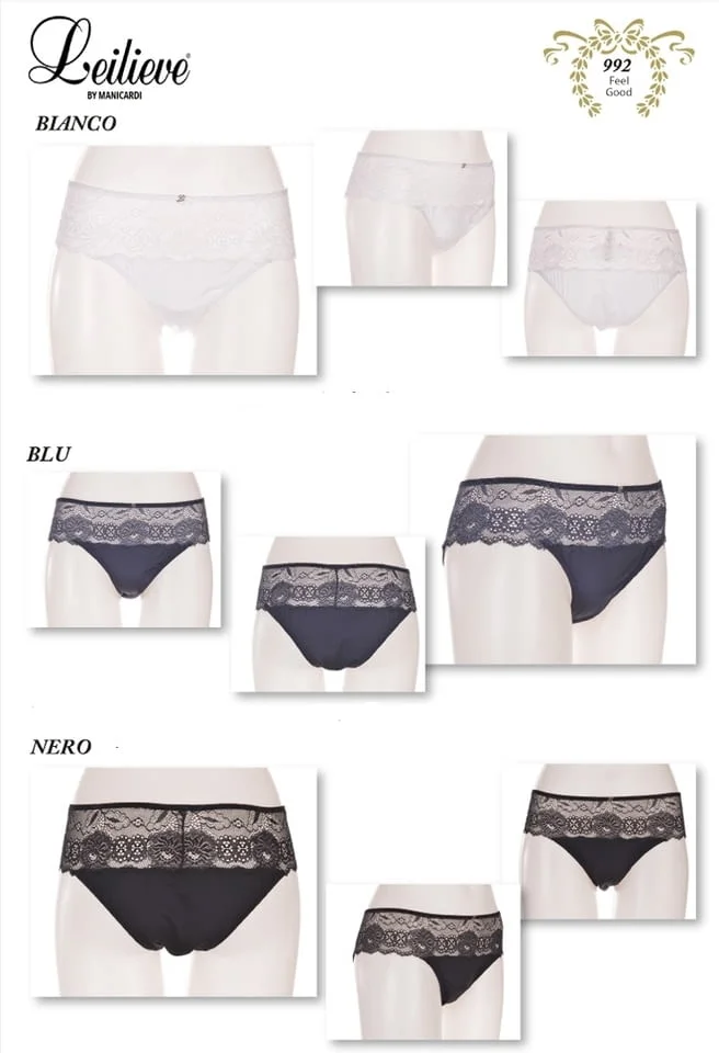 Leilieve M, L, XL, XXL черни, тъмносини, телесни, бели дантелени бикини нормална талия Лейлиеве М, Л, ХЛ, 2ХЛ — снимка 3