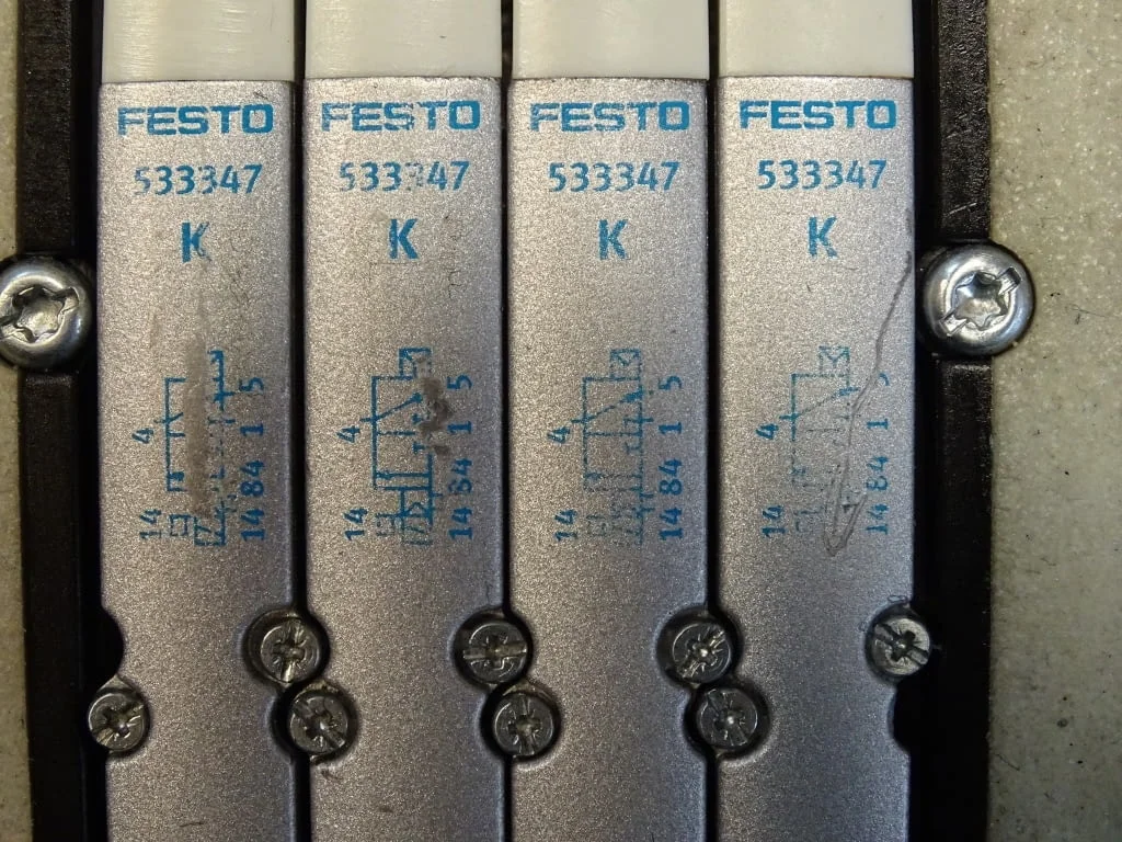 Пневматичен модул Festo VMPA-KMS1-24-5 pneumatic valve block — снимка 4