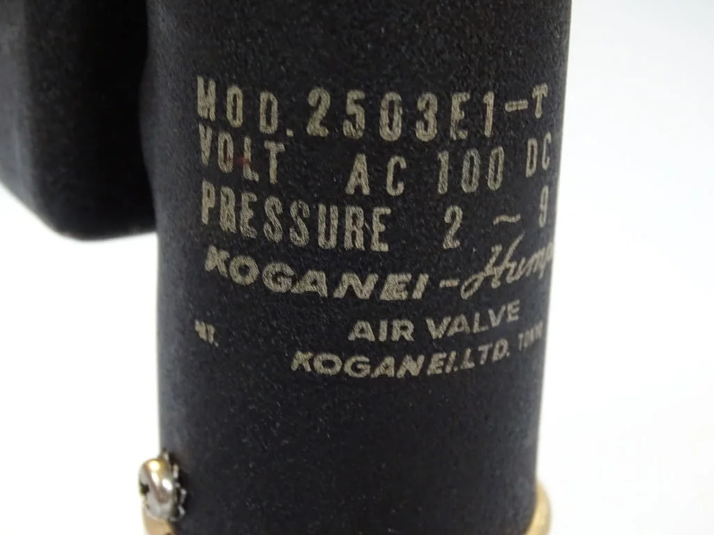 Пневматичен разпределител KOGANEI 2503E1-T Air Valve 100V AC/DC 2-8Bar — снимка 5