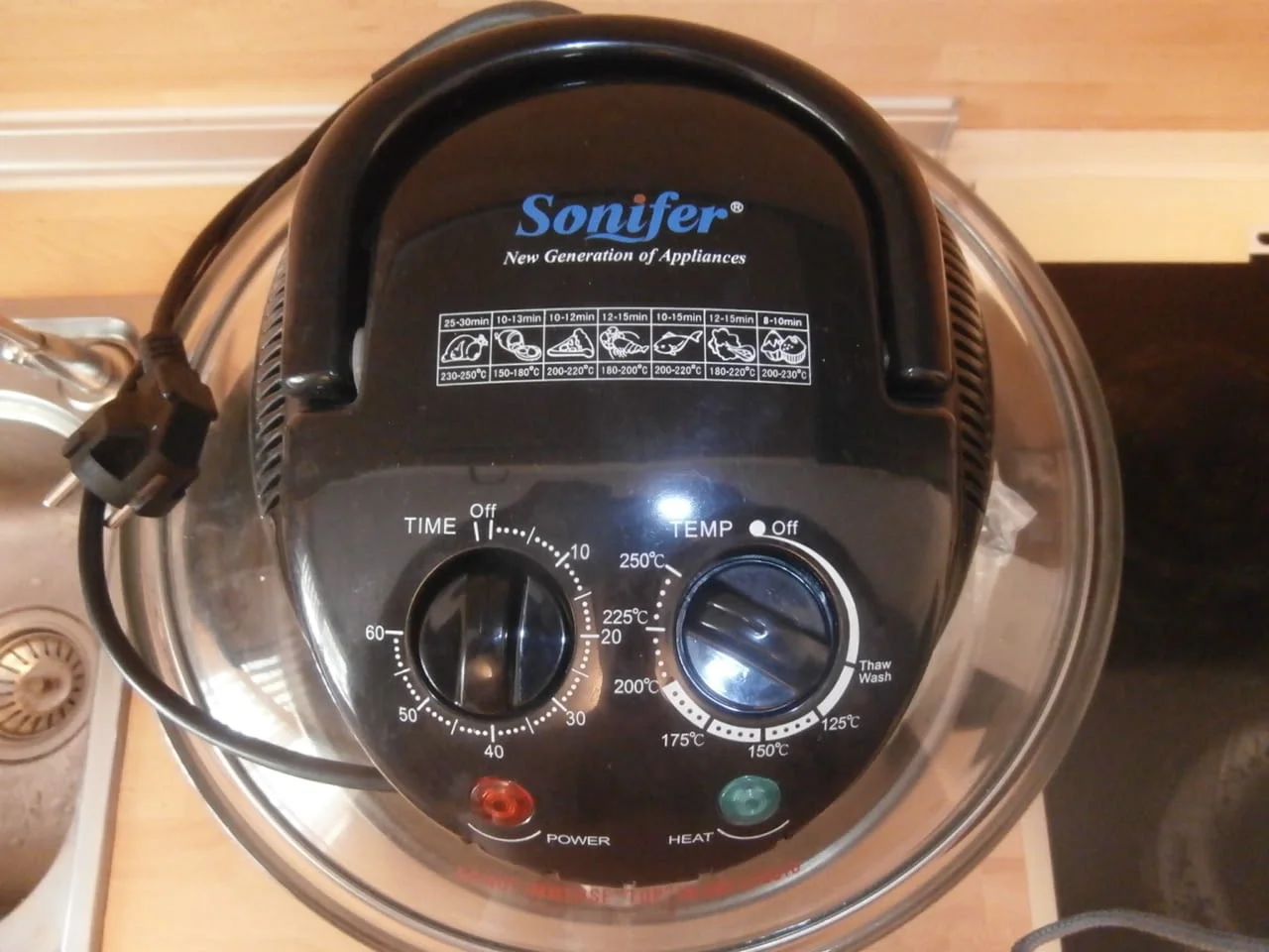Халогенна фурна Sonifer SF-3035, 18 L, 1400 W — снимка 4