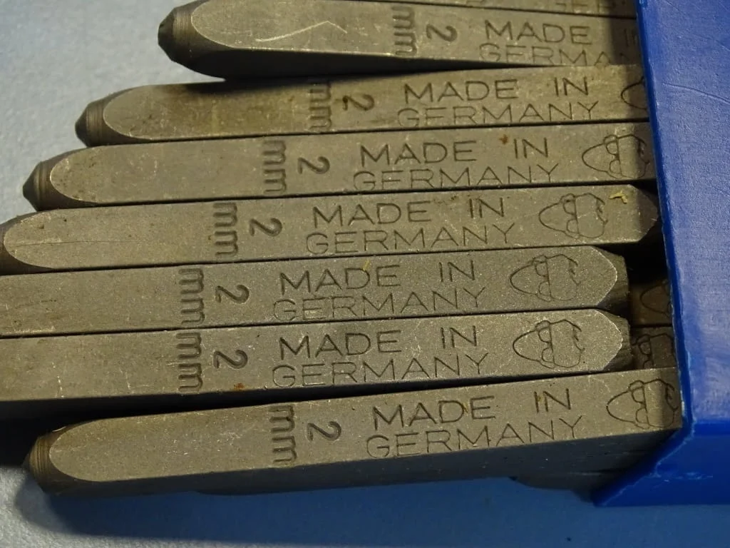 Комплект шлосерски букви-кирилица 2 mm Gravurem Cyrillic Alphabet 58-61 HRC — снимка 5