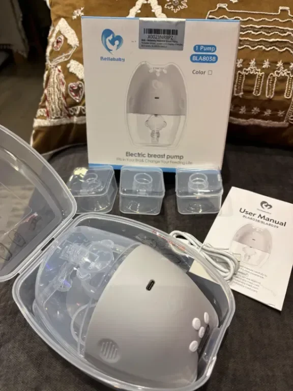 Bellababy, преносима безжична помпа за кърма със сензорен LCD дисплей, 4 режима и 9 нива — снимка 8