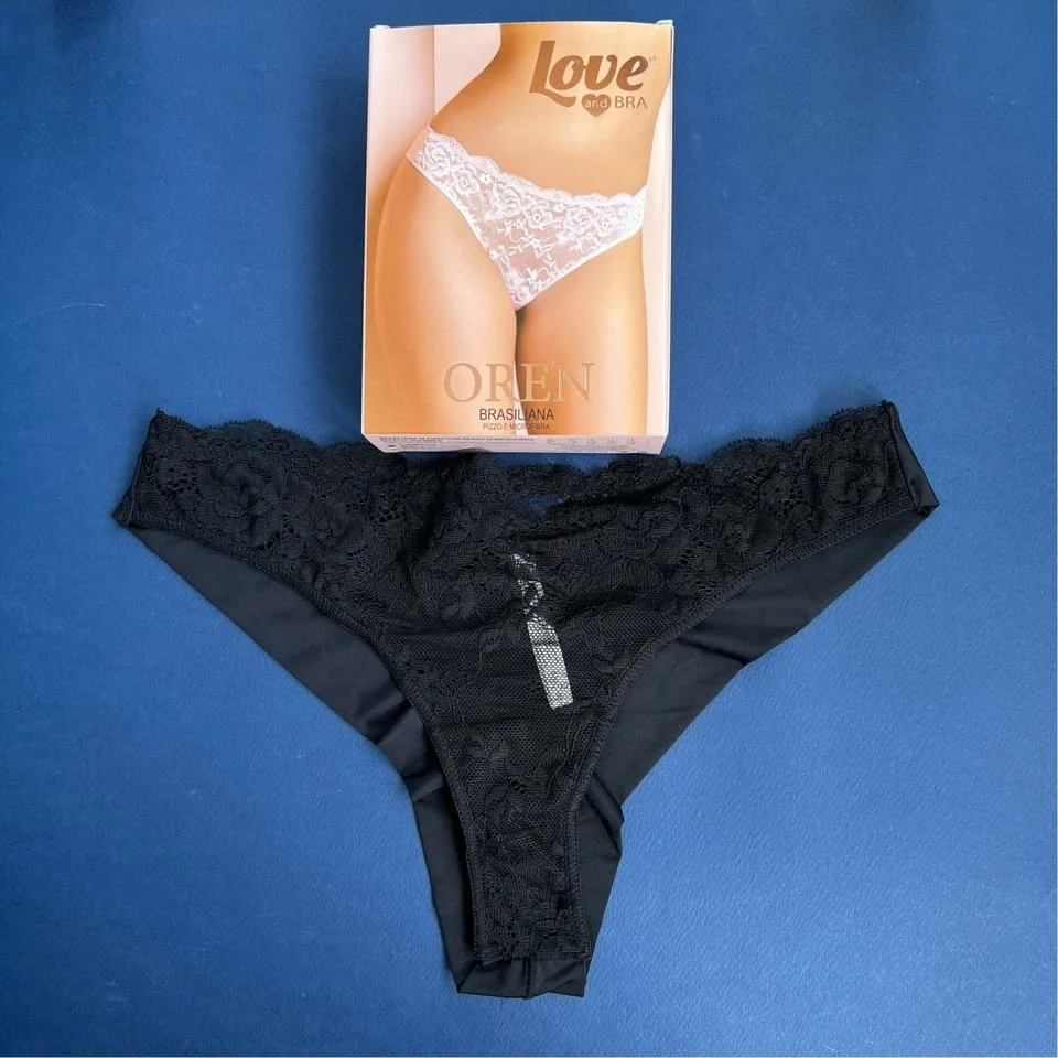 Love and bra S, M, L, XL черни, прасковени италиански дантелени бразилиани безшевна полупрашка С, М,