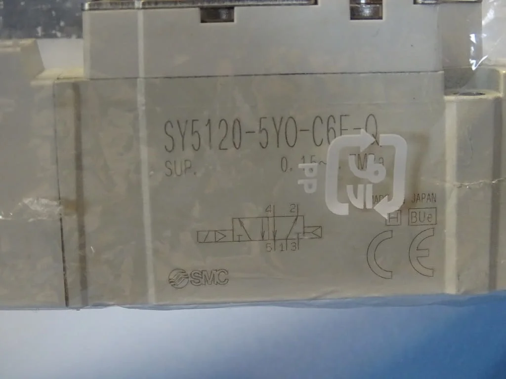 Пневматичен разпределител SMC SY5120-5Y0-C6F-Q Solenoid Valve 24VDC — снимка 5