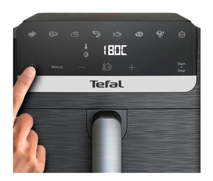 Уред за здравословно готвене, Tefal EY8618E0 Easy Fry Mega Compact Blk Eu — снимка 2