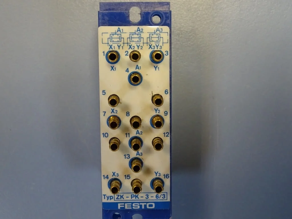 Пневматичен блок Festo ZK-PK-3-6/3 4204 Block Pneumatic Logic Valve — снимка 4