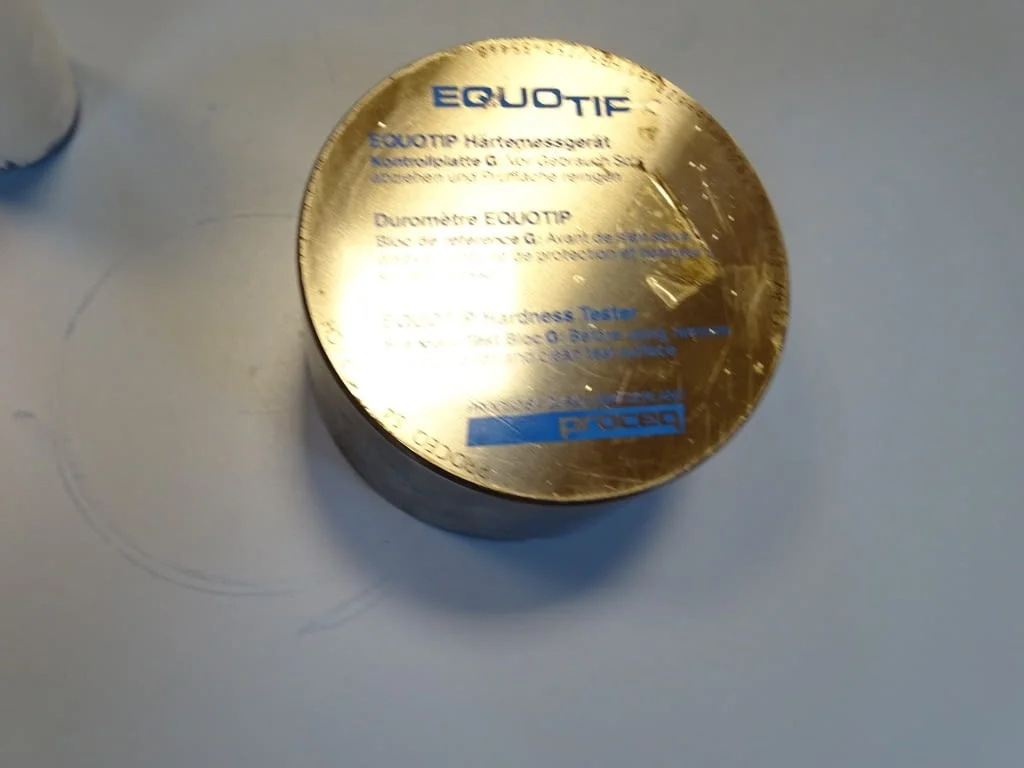 Тестов блок Proceg EQUOTIP Test Block G 87.8909 — снимка 2