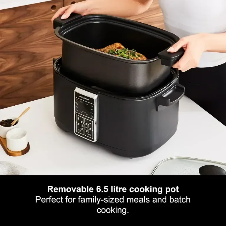 Мултифункционален мултикукър Morphy Richards 10 в 1,6,5 л,1350 W,черен — снимка 3