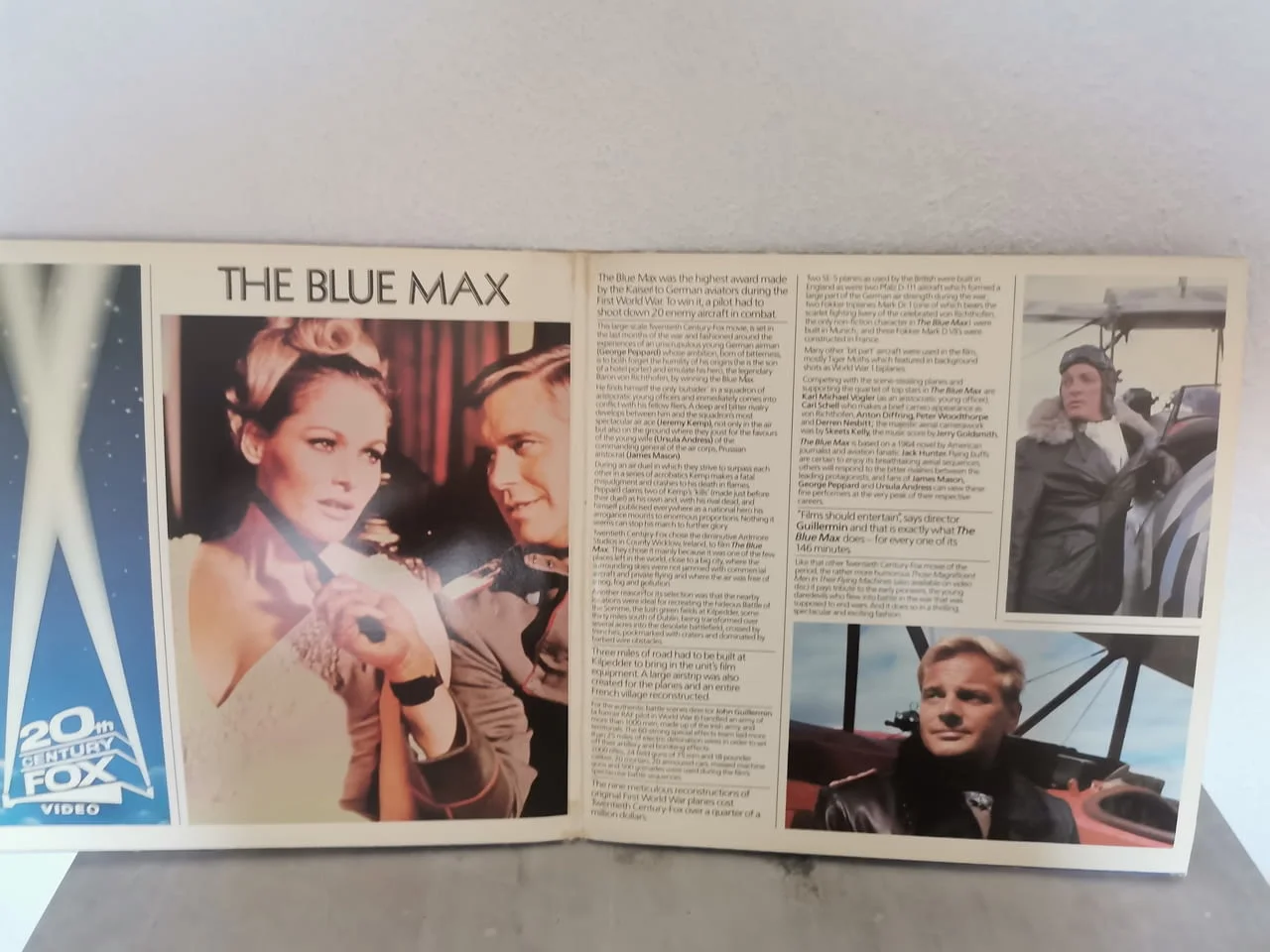 THE BLUE MAX Laserdisc LD — снимка 3
