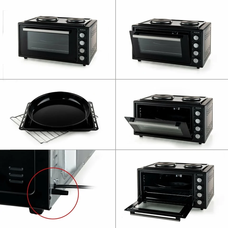 Печка готварска Muhler MC-4522, малка — снимка 2