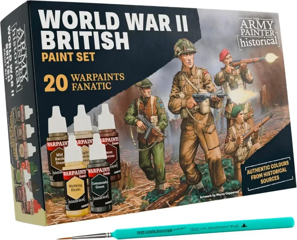 The Army Painter, Исторически: Комплект британски бои за Втората световна война