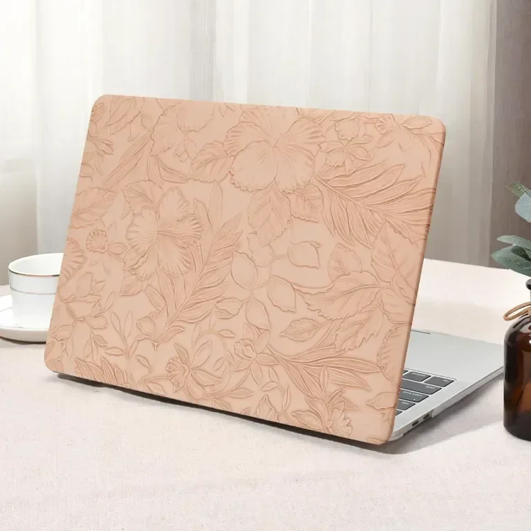 Калъф Ksriylm за MacBook Air 13-инчов, A1932 A2179 M1 A2337, розов