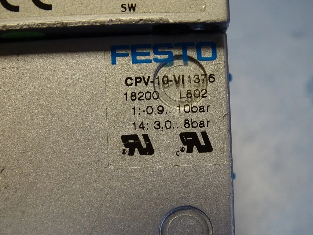 Пневматичен разпределител Festo CPV10-GE-MP-6/CPV-10-Vi solenoid valve — снимка 6