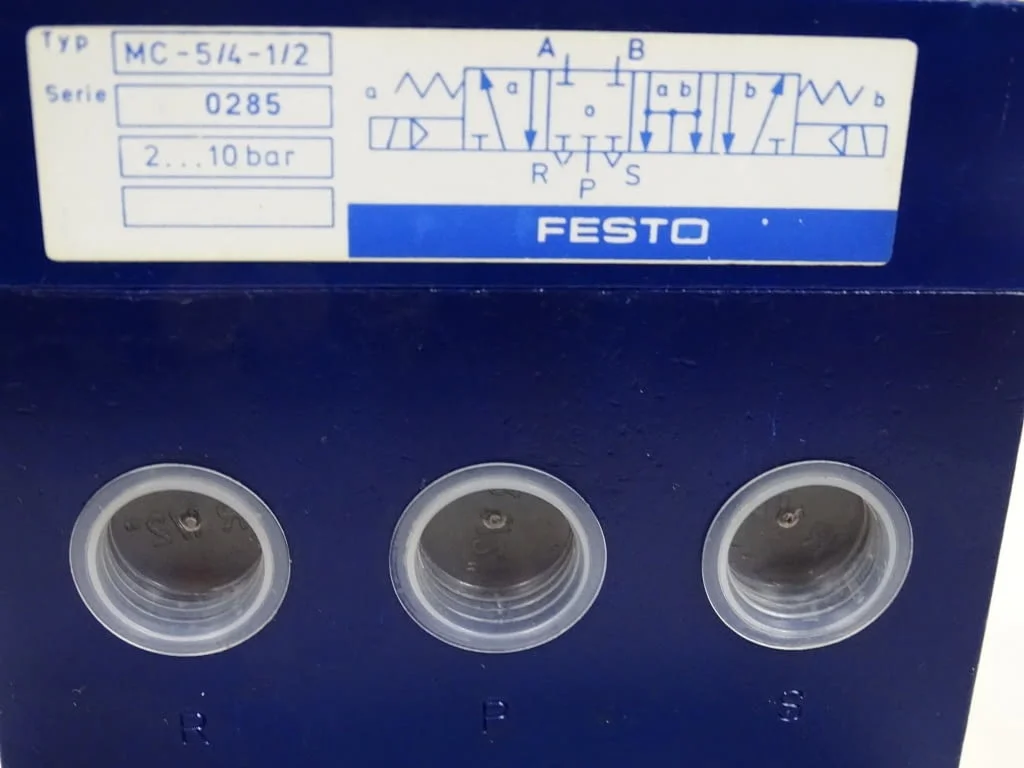 Пневматичен разпределител Festo MC-5/4-1/2 Solenoid Control Valve 220VAC/24VDC — снимка 8
