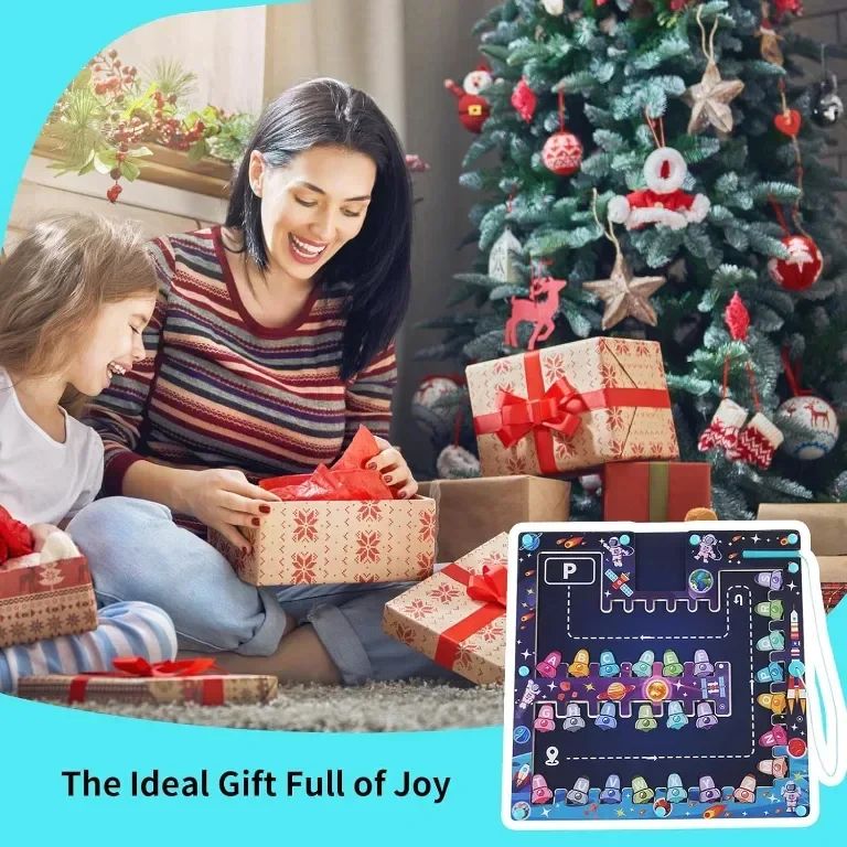 KUKUTrue® Монтесори играчка, магнитен лабиринт за игра, дървена играчка, 2-5 години — снимка 5