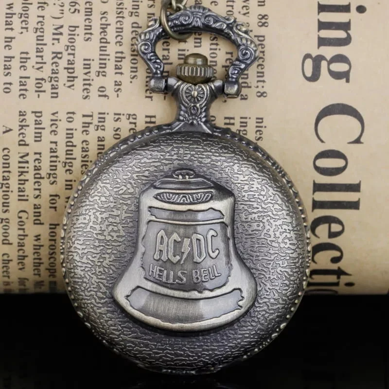 Нов Джобен часовник AC/DC Hells Bells хеви метъл Ей Си ДИ СИ камбана сувенир тежка музика фенове хит