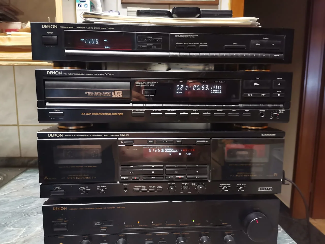 Denon pra 1500, Denon DRW-850, Denon DCD-920 , Denon TU 460 — снимка 2