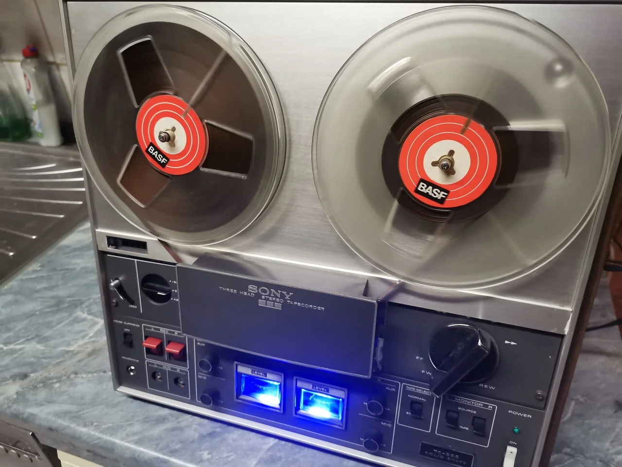 Sony Tree Head Stereo Tapecorder TC-366 Solid State — снимка 3