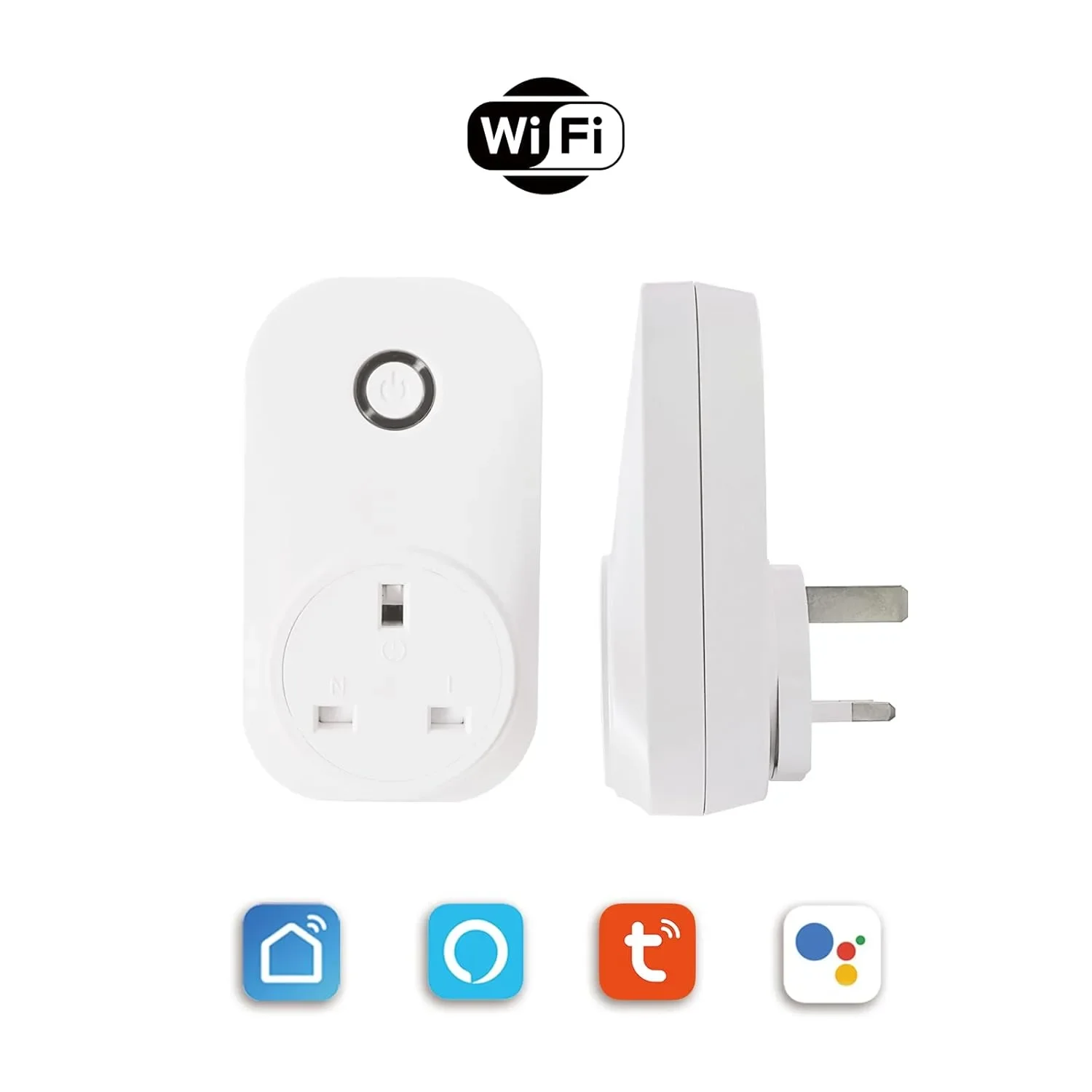 Смарт димер контакт WiFi, Tuya Smart Life, Alexa, Google Home, за LED и халогенни лампи — снимка 2