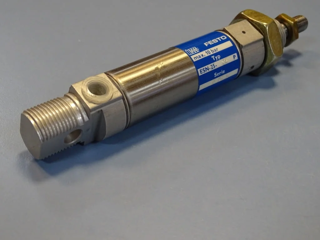 Пневматичен еднодействащ цилиндър Festo ESN-25-35P pneumatic cylinder — снимка 4