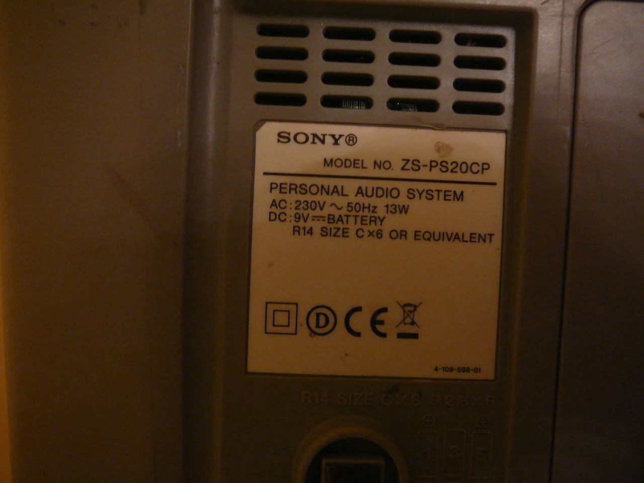 Sony zs-ps20cp — снимка 9