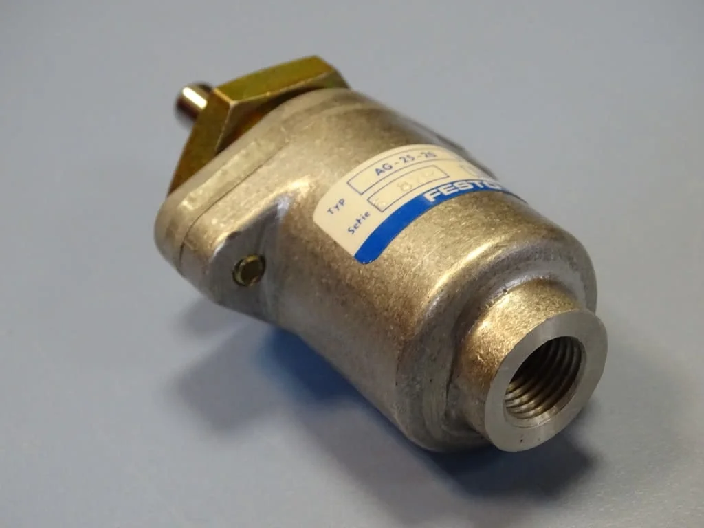 Цилиндър еднодействащ Festo AG-25-20 single acting cylinder G1/4 8Bar — снимка 4