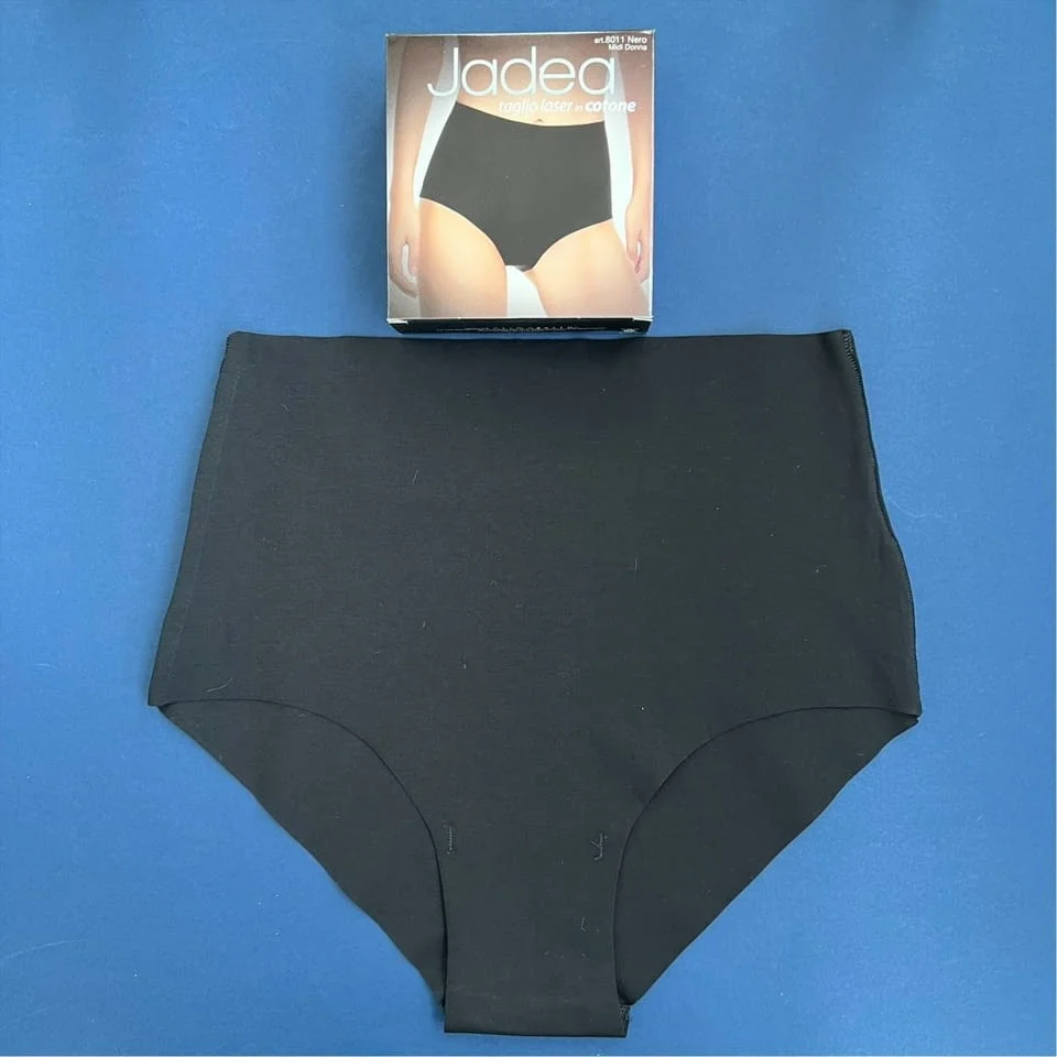 Jadea S, M, L, XL черни, бежови памучни безшевни бикини с нормална талия безшевно бельо Жадеа — снимка 5