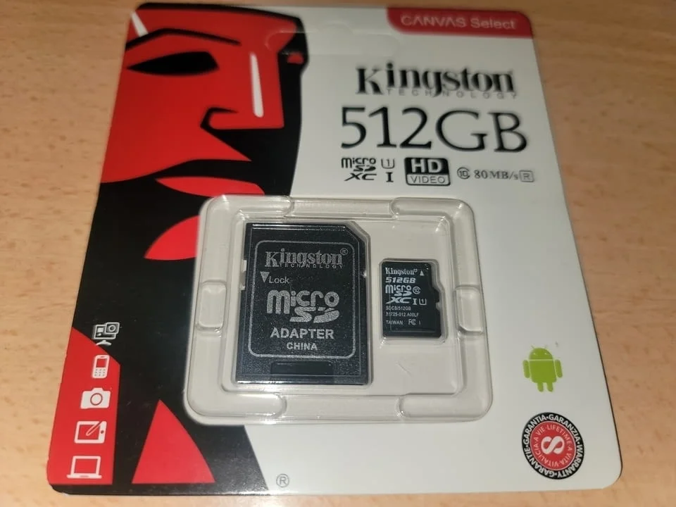 SD карта памет Kingston 512GB и адаптер с възможност за доставка до Speedy автомат за 1, 54 евро — снимка 2