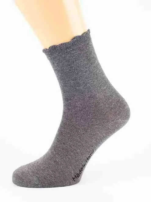 SC Calze 35-40 италиански черни женски памучни чорапи до прасци дамски чорапи от памук — снимка 5