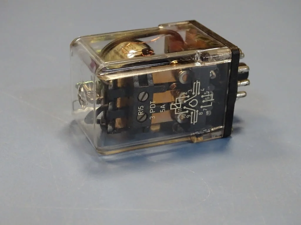 Реле електромагнитнo RELPOL R15 48VDC 3PDT - 3NO+3NC Lumel relay — снимка 3