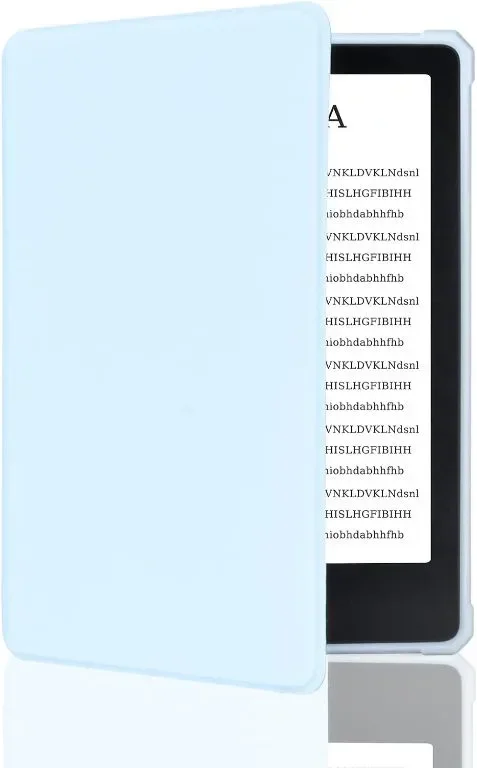TQQ Калъф за Kindle Paperwhite 6,8 инча, 11-то поколение 2021 г, магнитно затваряне, светло син — снимка 2