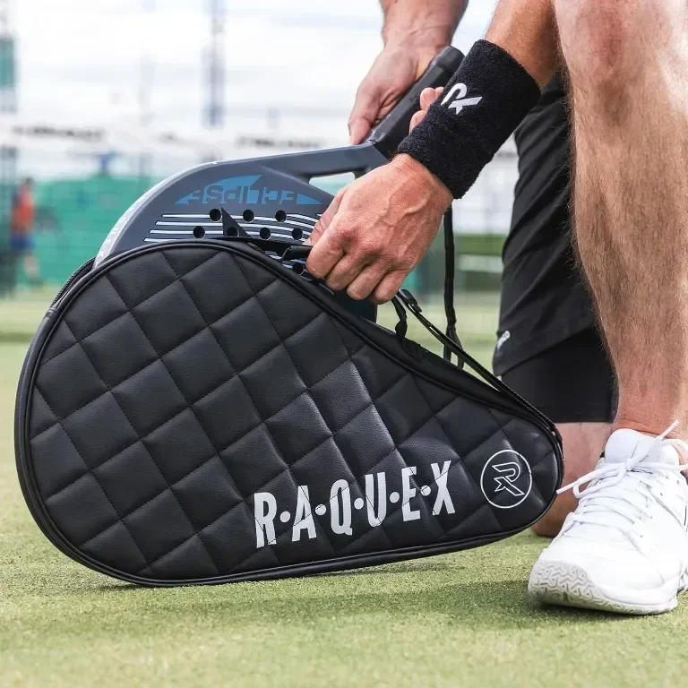 Чанта за ракета за падел Raquex Elite - синя, за 1 ракета — снимка 8