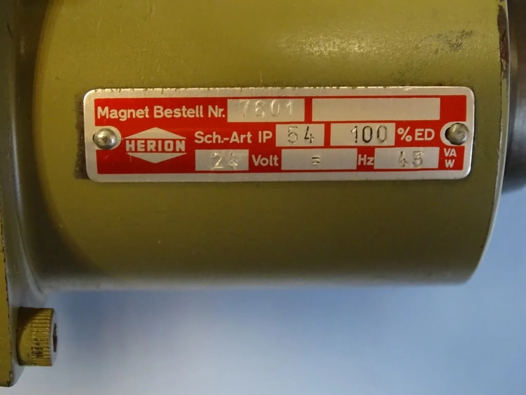 Хидравличен разпределител HERION S10G01G033011 directional operated valve 24VDC — снимка 3
